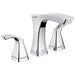 Delta Tesla Two Handle Widespread Bathroom Faucet - Metal Pop-Up