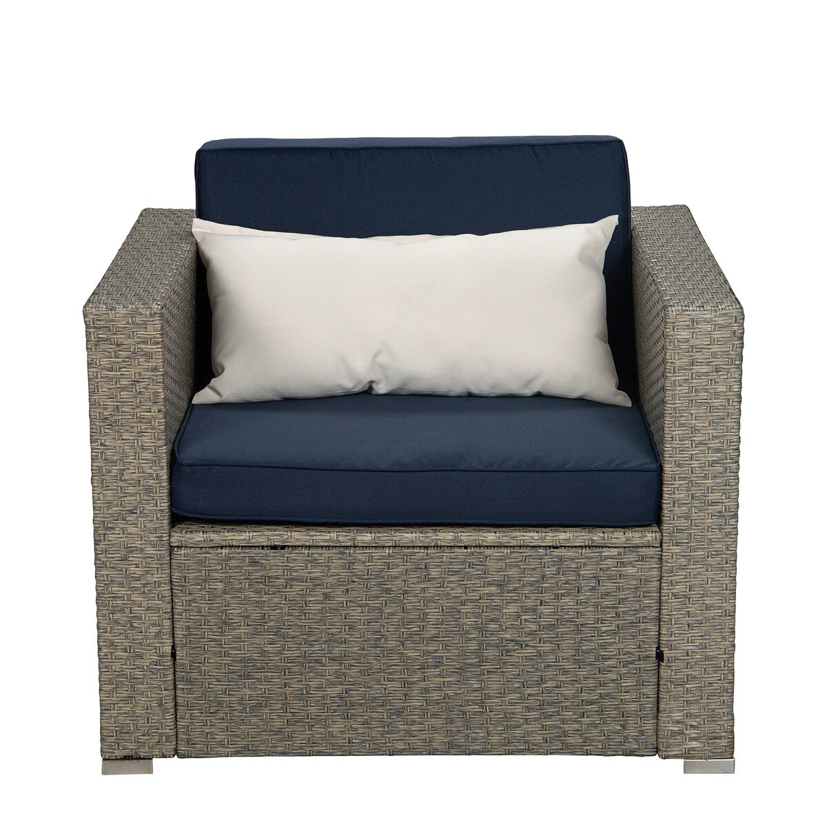 Deluxe PE Rattan Outdoor Sofa Set with Comfortable Cushions and Bonus Pillows