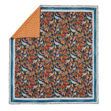 Dena Home Peacock Garden Quilt Set, 3 Pieces