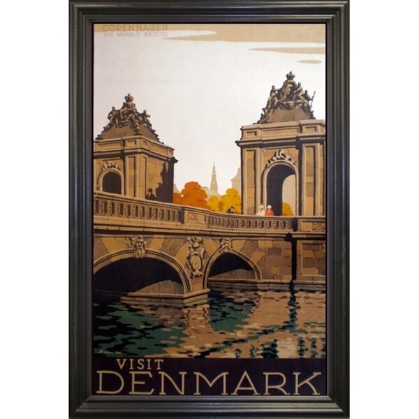 Denmark-VINAPP116523 Print 15"x9.5" by Vintage Apple Collection