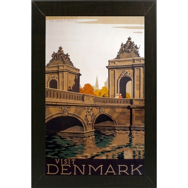 Denmark-VINAPP116523 Print 15"x9.5" by Vintage Apple Collection