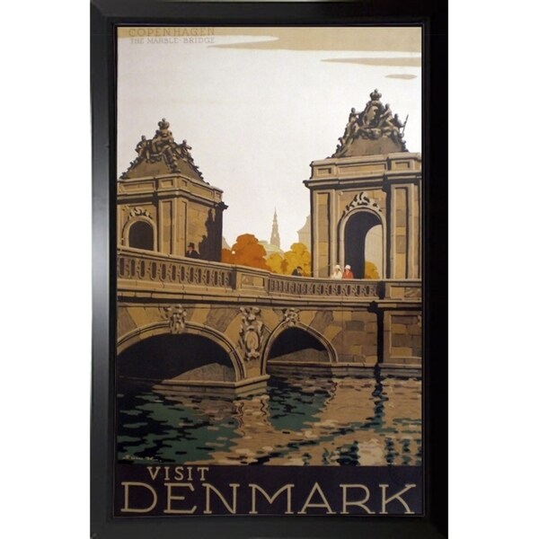Denmark-VINAPP116523 Print 15"x9.5" by Vintage Apple Collection