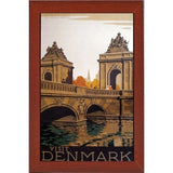 Denmark-VINAPP116523 Print 15"x9.5" by Vintage Apple Collection