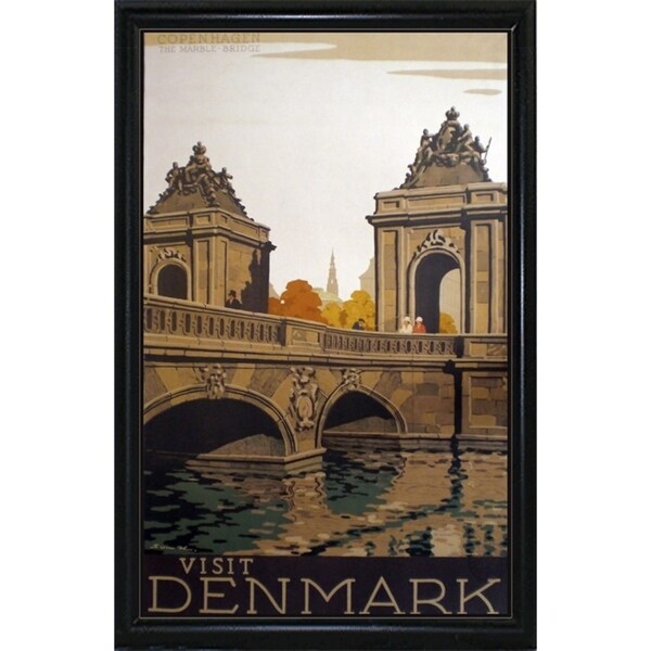 Denmark-VINAPP116523 Print 15"x9.5" by Vintage Apple Collection