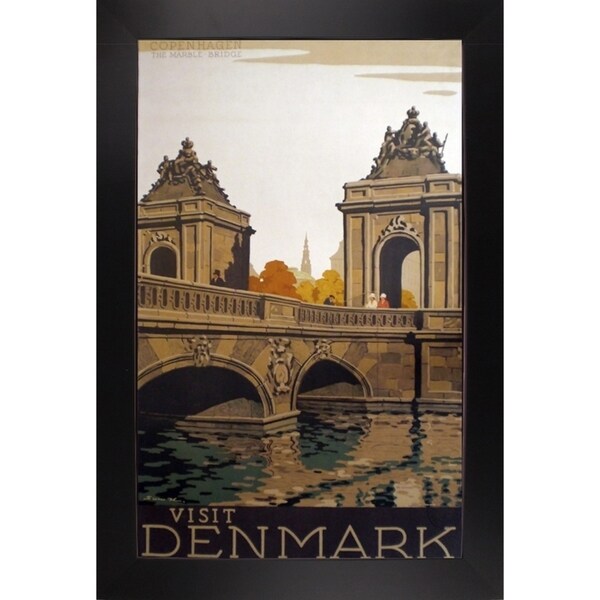 Denmark-VINAPP116523 Print 15"x9.5" by Vintage Apple Collection