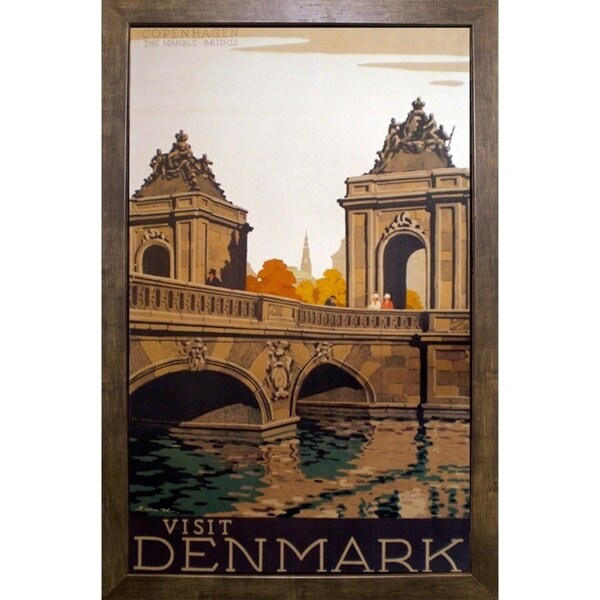 Denmark-VINAPP116523 Print 15"x9.5" by Vintage Apple Collection
