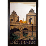 Denmark-VINAPP116523 Print 15"x9.5" by Vintage Apple Collection