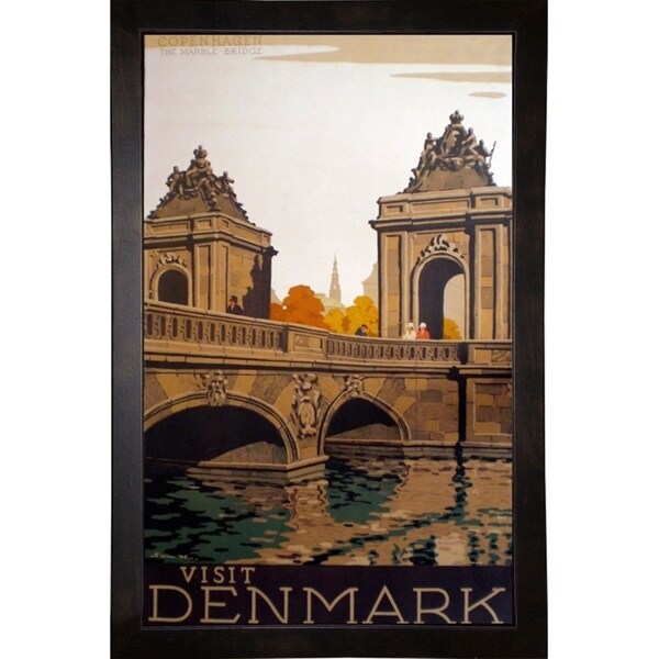 Denmark-VINAPP116523 Print 15"x9.5" by Vintage Apple Collection