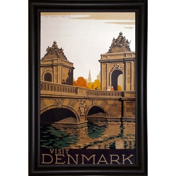 Denmark-VINAPP116523 Print 15"x9.5" by Vintage Apple Collection