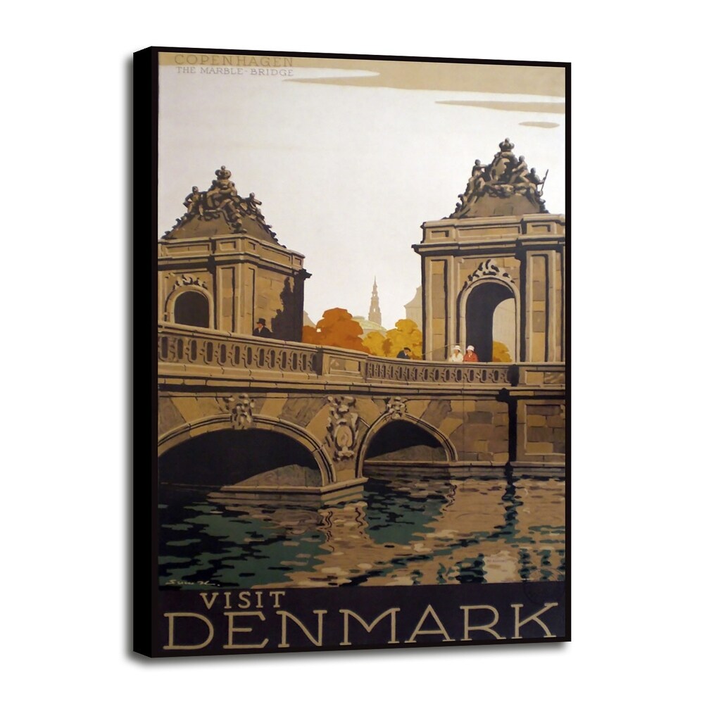 Denmark-VINAPP116523 Print 15"x9.5" by Vintage Apple Collection
