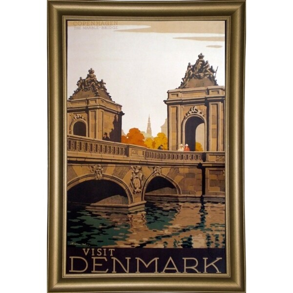 Denmark-VINAPP116523 Print 15"x9.5" by Vintage Apple Collection