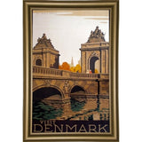 Denmark-VINAPP116523 Print 15"x9.5" by Vintage Apple Collection