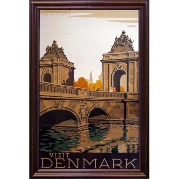 Denmark-VINAPP116523 Print 15"x9.5" by Vintage Apple Collection