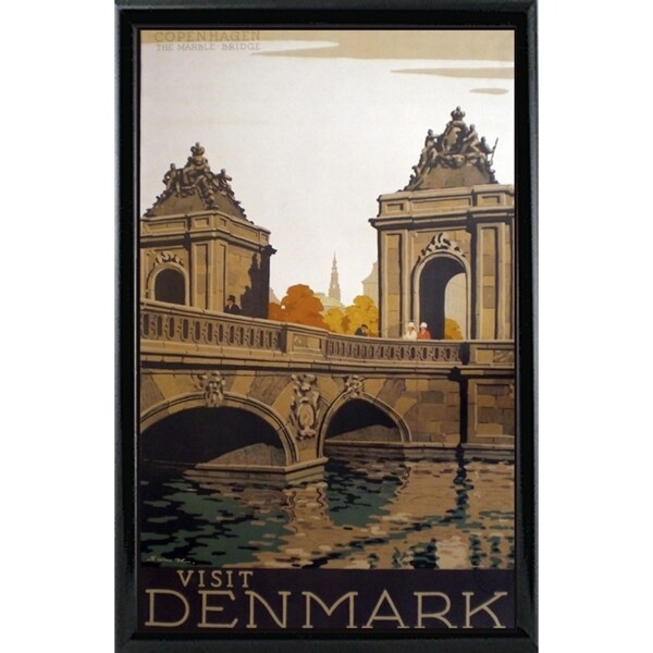 Denmark-VINAPP116523 Print 15"x9.5" by Vintage Apple Collection