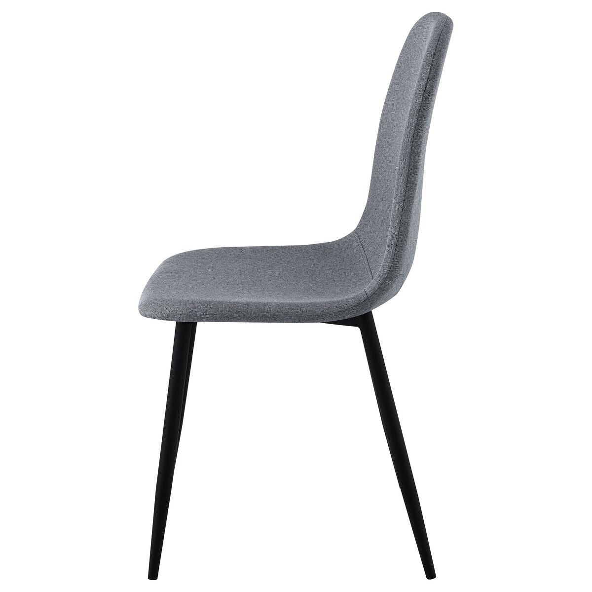 Dennison Upholstered Dining Side Chair Grey (Set Of 4)