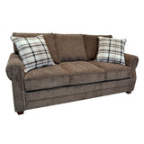Denver Brown Fabric Sofa
