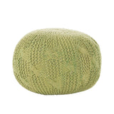 Deon Indoor Handcrafted Modern Fabric Weave Pouf by Christopher Knight Home