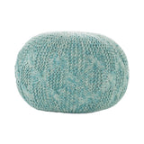 Deon Indoor Handcrafted Modern Fabric Weave Pouf by Christopher Knight Home