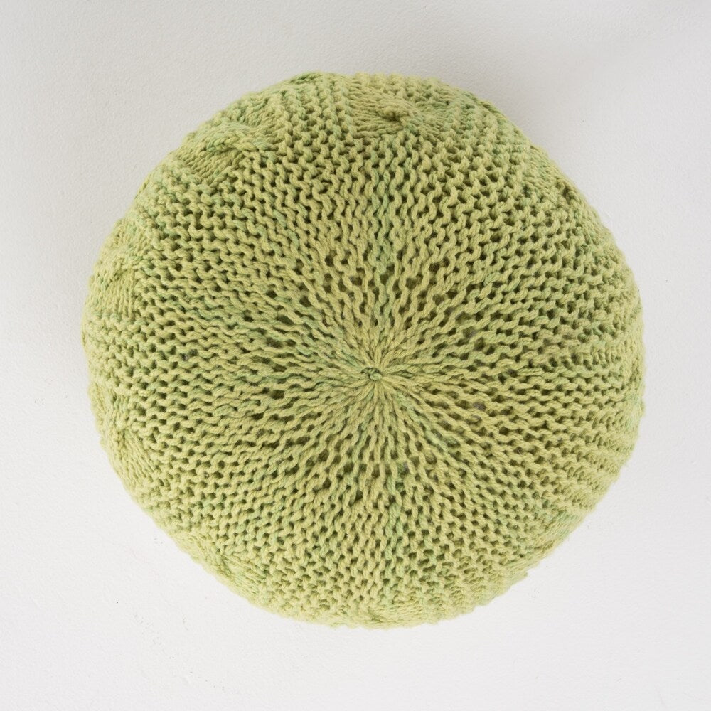 Deon Indoor Handcrafted Modern Fabric Weave Pouf by Christopher Knight Home