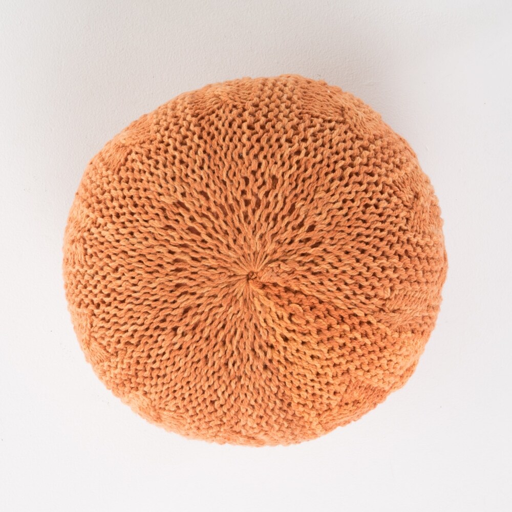 Deon Indoor Handcrafted Modern Fabric Weave Pouf by Christopher Knight Home