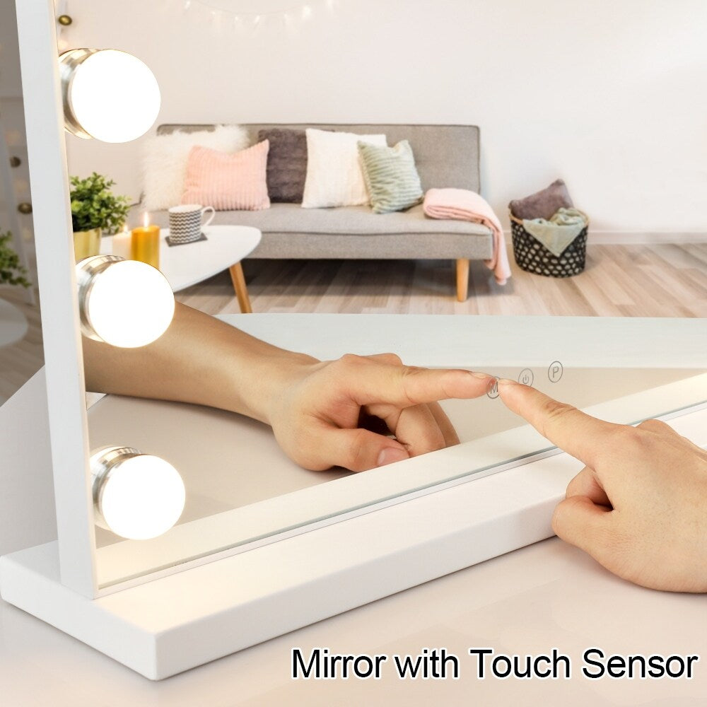 Depuley Vanity Mirror with Lights Hollywood Makeup Mirror Smart Touch