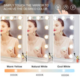 Depuley Vanity Mirror with Lights Hollywood Makeup Mirror Smart Touch