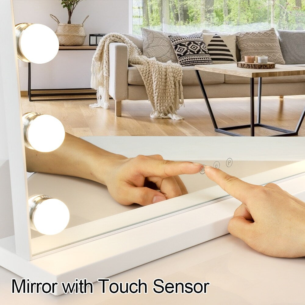 Depuley Vanity Mirror with Lights Hollywood Makeup Mirror Smart Touch