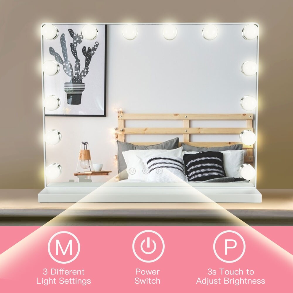 Depuley Vanity Mirror with Lights Hollywood Makeup Mirror Smart Touch