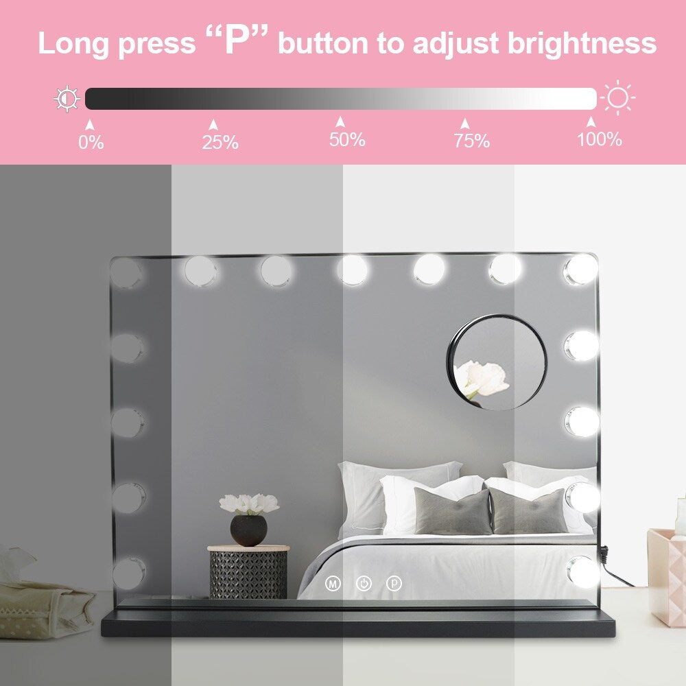 Depuley Vanity Mirror with Lights Hollywood Makeup Mirror Smart Touch