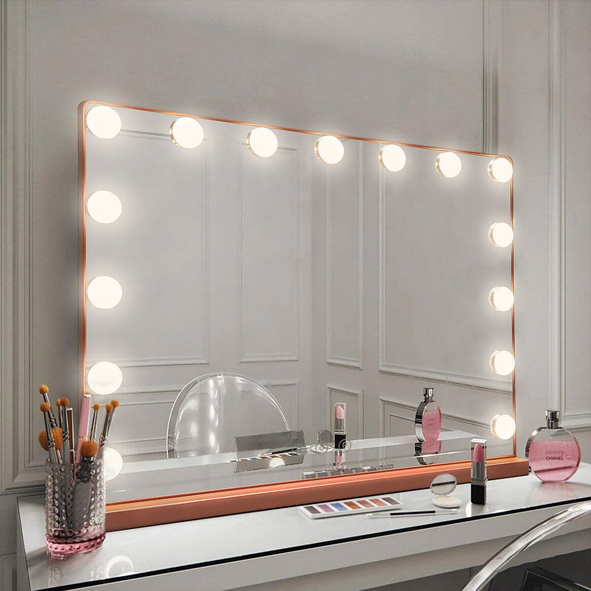 Depuley Vanity Mirror with Lights Hollywood Makeup Mirror Smart Touch