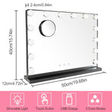 Depuley Vanity Mirror with Lights Hollywood Makeup Mirror Smart Touch