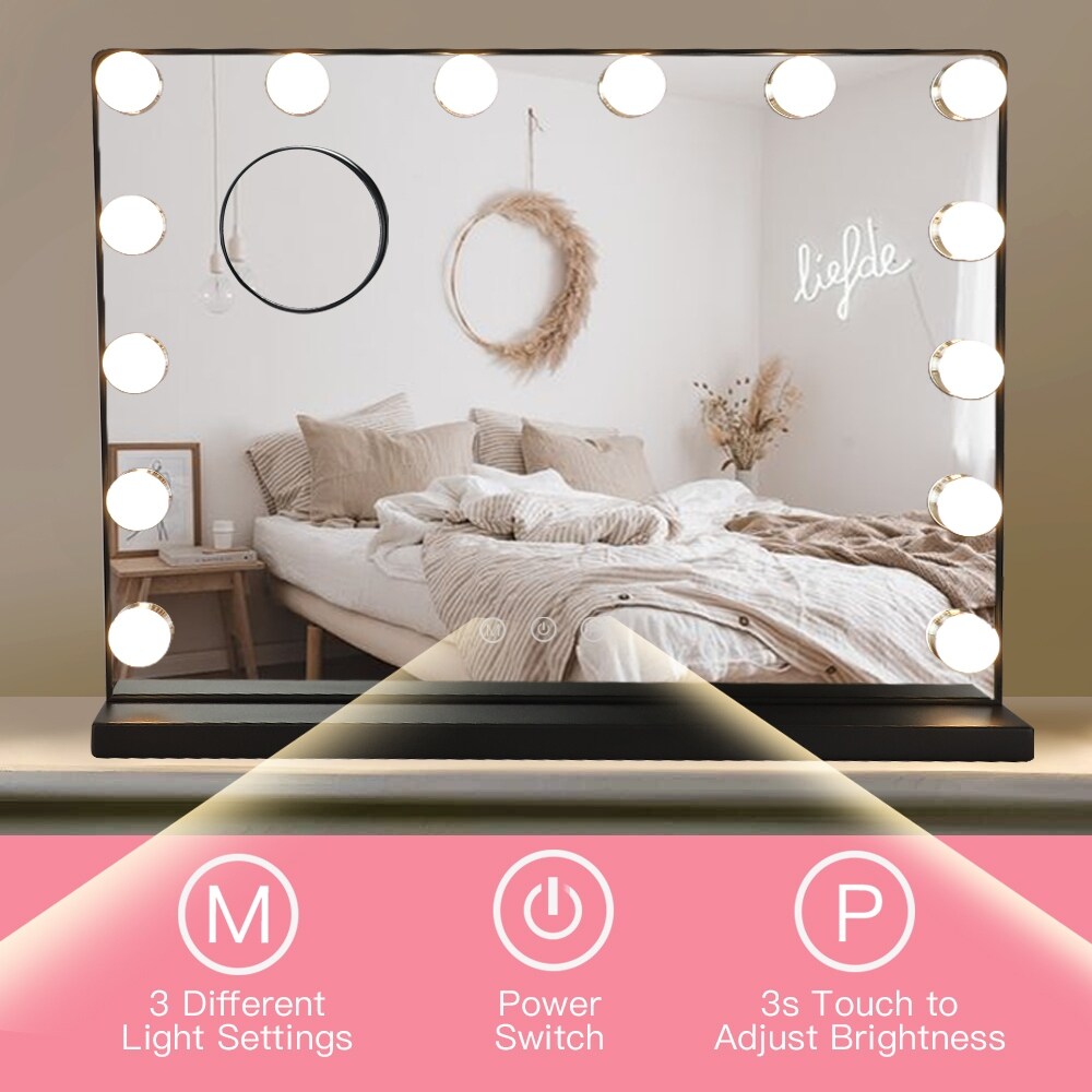 Depuley Vanity Mirror with Lights Hollywood Makeup Mirror Smart Touch