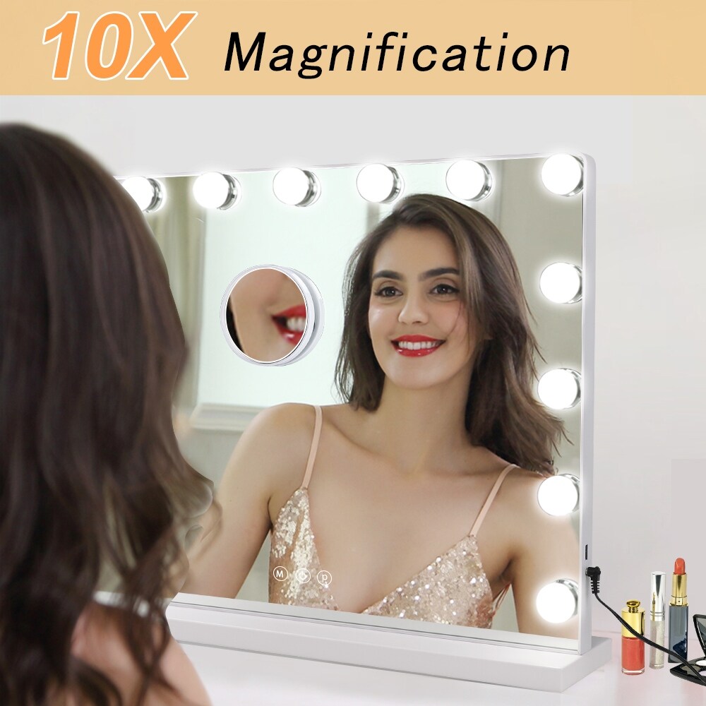 Depuley Vanity Mirror with Lights Hollywood Makeup Mirror Smart Touch