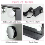 Depuley Vanity Mirror with Lights Hollywood Makeup Mirror Smart Touch