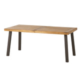 Dero Fabric and Wood 7 Piece Dining Set by Christopher Knight Home