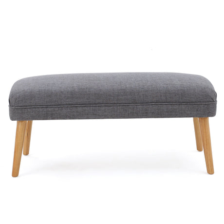 Desdemona Mid-Century Fabric Ottoman by Christopher Knight Home
