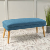 Desdemona Mid-Century Fabric Ottoman by Christopher Knight Home