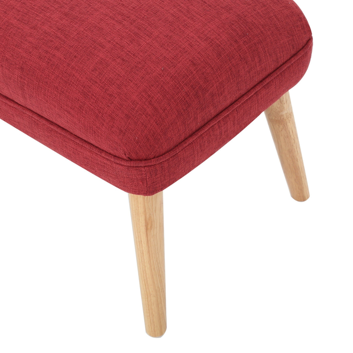 Desdemona Mid-Century Fabric Ottoman by Christopher Knight Home