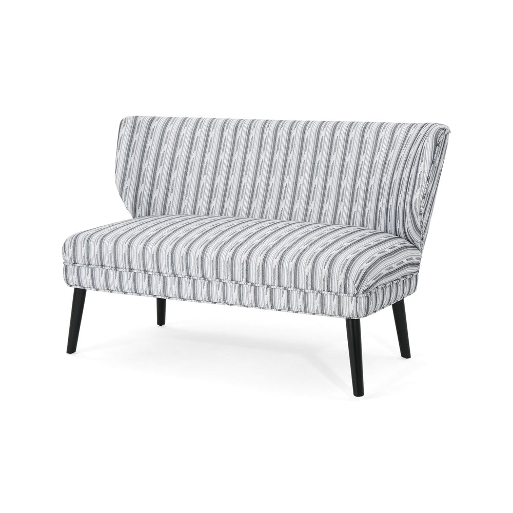Desdemona Modern Farmhouse Fabric Settee by Christopher Knight Home