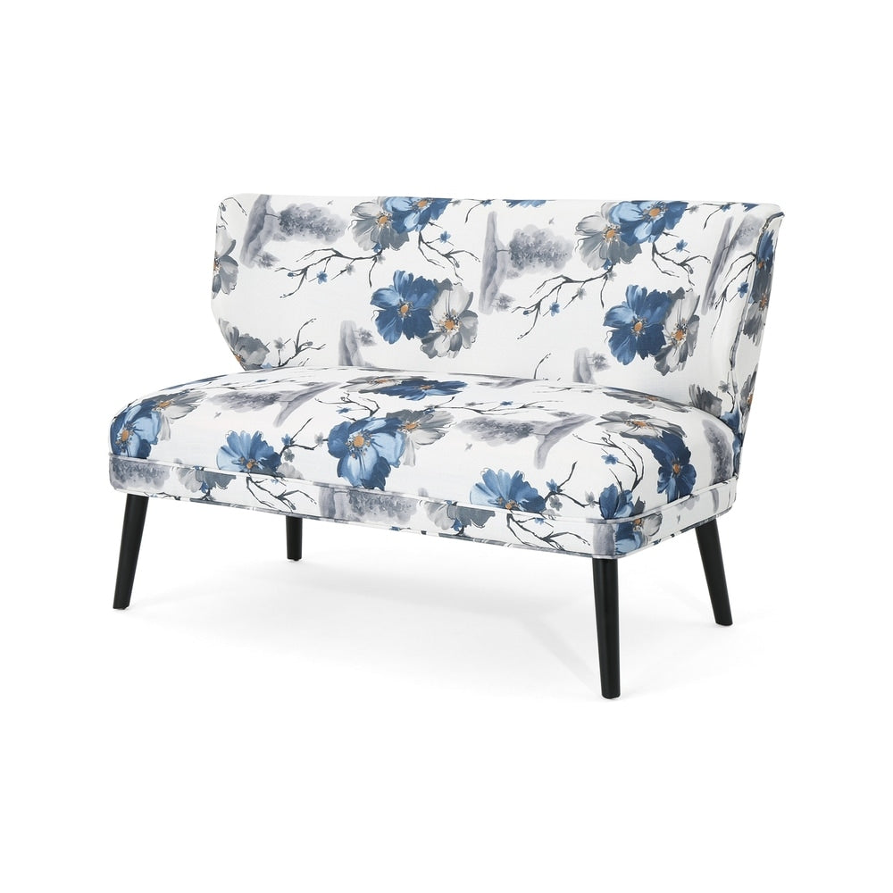 Desdemona Modern Farmhouse Fabric Settee by Christopher Knight Home