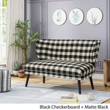 Desdemona Modern Farmhouse Fabric Settee by Christopher Knight Home