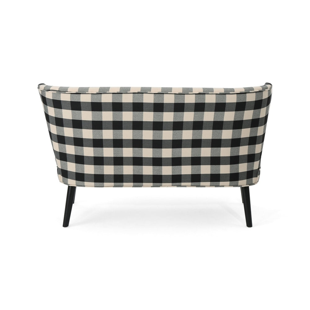 Desdemona Modern Farmhouse Fabric Settee by Christopher Knight Home