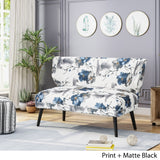 Desdemona Modern Farmhouse Fabric Settee by Christopher Knight Home