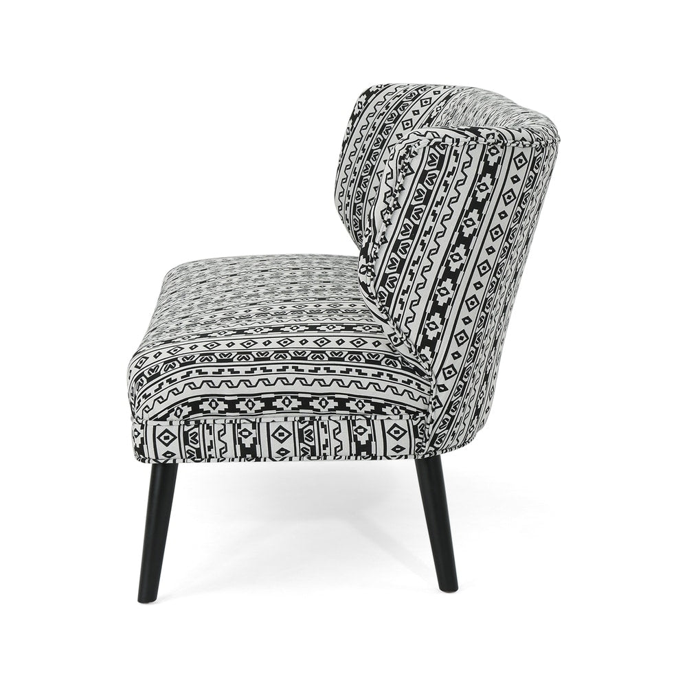 Desdemona Modern Farmhouse Fabric Settee by Christopher Knight Home