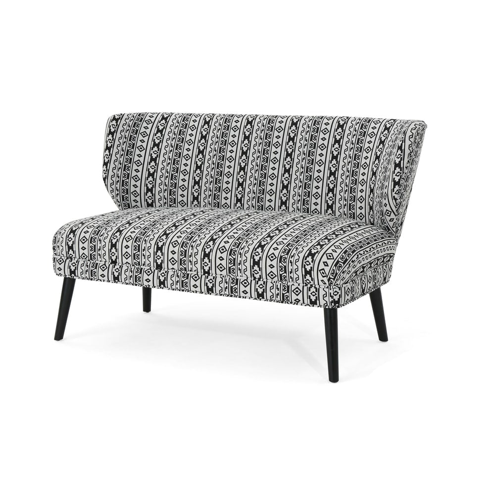 Desdemona Modern Farmhouse Fabric Settee by Christopher Knight Home