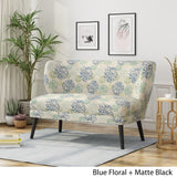 Desdemona Modern Farmhouse Fabric Settee by Christopher Knight Home