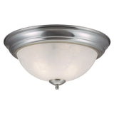 Design House 511550 Millbridge Traditional 2-Light Indoor Flush Mount Ceiling Light - Satin Nickel