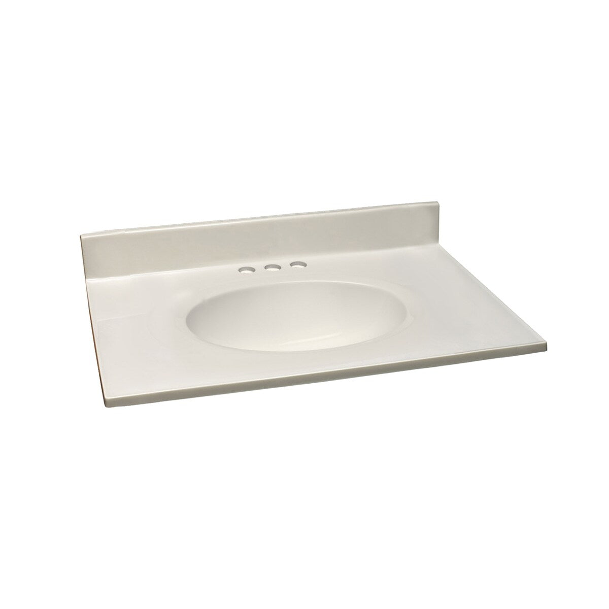 Design House Cultured Marble Vanity Top 31-Inch Single Bowl Sink
