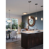 Design House 587352 Aubrey Transitional 1-Light Integrated LED Indoor Mini Pendant Dimmable Frosted Glass