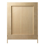 Design House 597864 Brookings Shaker 2-Door Bathroom Vanity with Cultured Marble 4 inch Centerset Solid White Top